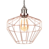 Ellen Diamond Wire Easyfit Shade - Copper