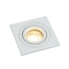 Evra Square Adjustable Recessed Downlighter - White