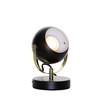 Eyeball Table Lamp - Matte Black and Satin Brass
