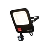 Faulkner 50 Watt LED Outdoor Flood Light with PIR Sensor - Black