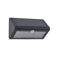 Feran Outdoor Solar LED Up or Down Wall Light with PIR - Anthracite