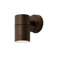 Fibo Outdoor Up or Down Carbon Fibre Wall Light - Rust