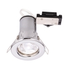 Fixed Fire Rated Downlighter with LED Bulb - Chrome