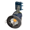 Fixed Fire Rated IP20 Recessed Downlight - Black Chrome