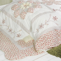 Folky Puffball Single Throw - Red