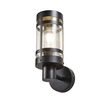 Fowler 1 Light Outdoor Wall Light with Stainless Steel Mesh - Black