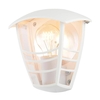 Francis Outdoor 1 Light Die Cast Half Wall Lantern - White