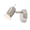 Frank 1 Light Ceiling or Wall Spotlight - Satin Nickel