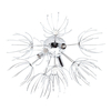 Freya 3 Light Flush Ceiling Light - Chrome