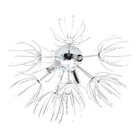 Freya 3 Light Flush Ceiling Light - Chrome