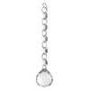Galaxy Ceiling Spare Crystal 60cm Chrome Large Drop with five beads