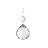 Galaxy Ceiling Spare Crystal 60cm Chrome Large Drop with one bead