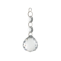 Galaxy Ceiling Spare Crystal 60cm Gold Large Drop with two beads