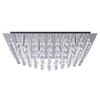 Galaxy K9 Crystal Chrome Flush Ceiling Light