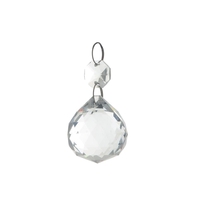 Galaxy Wall Light Spare Crystal Chrome Large Drop with one bead