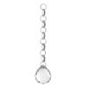 Galaxy Wall Light Spare Crystal Gold Large Drop with five beads