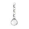 Galaxy Wall Light Spare Crystal Gold Large Drop with three beads