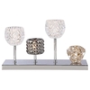 Gatsby 4 Light Glass Table Lamp - Chrome