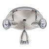 Gemini Ceiling Spotlight Plate - 3 Light - Satin Nickel