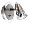 Gemini Single Wall Spotlight - Satin Nickel