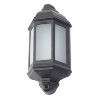 Geneva Outdoor LED Wall Lantern - Black