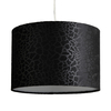 Giraffe Flock Print Easy to Fit Shade - Black