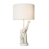 Giraffe Table Lamp - Ivory