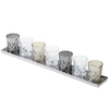 Glass Table Lamp Gatsby Crystal Tumbler 7 Light Chrome