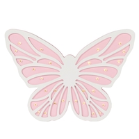 Glow Butterfly Table Lamp - Pink