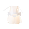 Glow Dog Origami Style Table Lamp - White