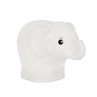 Glow Elephant Night Table Lamp - White