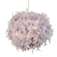 Glow Feather Easy to Fit Shade - Grey