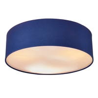 Glow Flush Ceiling Light - Navy