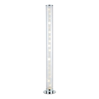 Glow Galaxy Cylinder Colour Changing LED Floor Lamp - Chrome