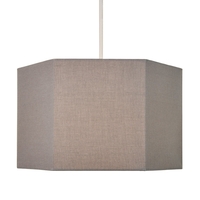 Glow Hexagon Easy to Fit Shade - Grey