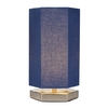 Glow Hexagon Table Lamp - Blue