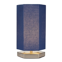 Glow Hexagon Table Lamp - Blue