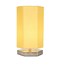Glow Hexagon Table Lamp - Yellow