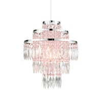 Glow Jewelled Easy to Fit Shade - Chrome