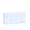 Glow LED Chill Acrylic Neon Style Light Box - Blue