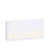 Glow LED Home Acrylic Neon Style Light Box - White