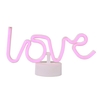 Glow Love Neon Table Lamp - Pink