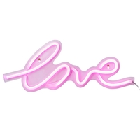 Glow Love Neon Wall Light - Pink