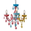 Glow Marie 3 Light Chandelier - Multi Coloured