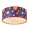Glow Outer Space Flush Ceiling Light - Blue