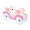 Glow Princess Carriage LED Table Lamp - Pink & White