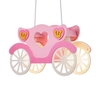 Glow Princess Carriage Pendant Ceiling Light - Pink