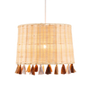 Glow Rattan Tassel Easy to Fit Shade - Natural