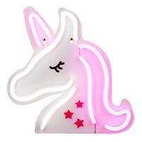Glow Unicorn Neon Wall Light - Pink