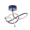 Glow Whirly Semi Flush Ceiling Light - Blue